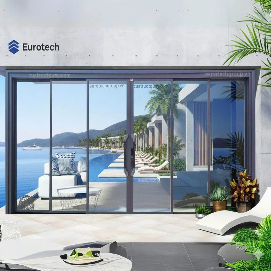 Cua Slim Truot Quay Eurotech 6 Canh He Ngoai That Nep Roi 8 0